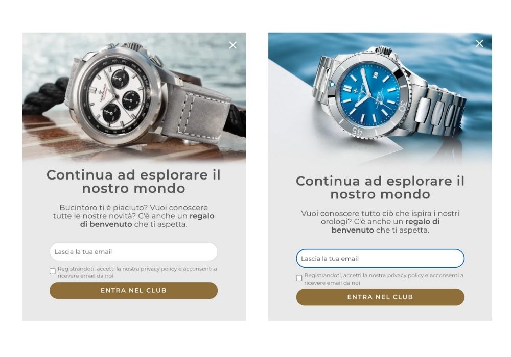 Pop-Up Venezianico personalizzato in base alla sezione